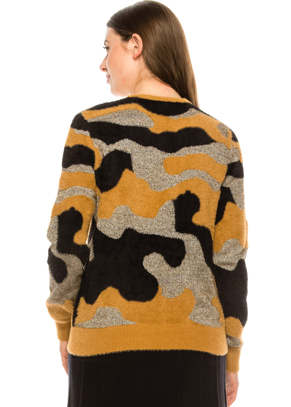 専用 Camo Jacquard Sweater sol SOL soonerorlater ⁡ Camo Jacquard Knit Sweater ⁡ 177cm SIZE tops